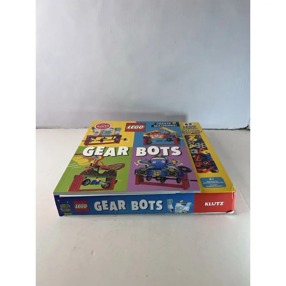 LEGO Gear Bots Klutz STEM Science Activity Book Kit Complete 62 PCs New In Box!!
